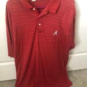 University of Alabama Mens Golf Shirt Size Large